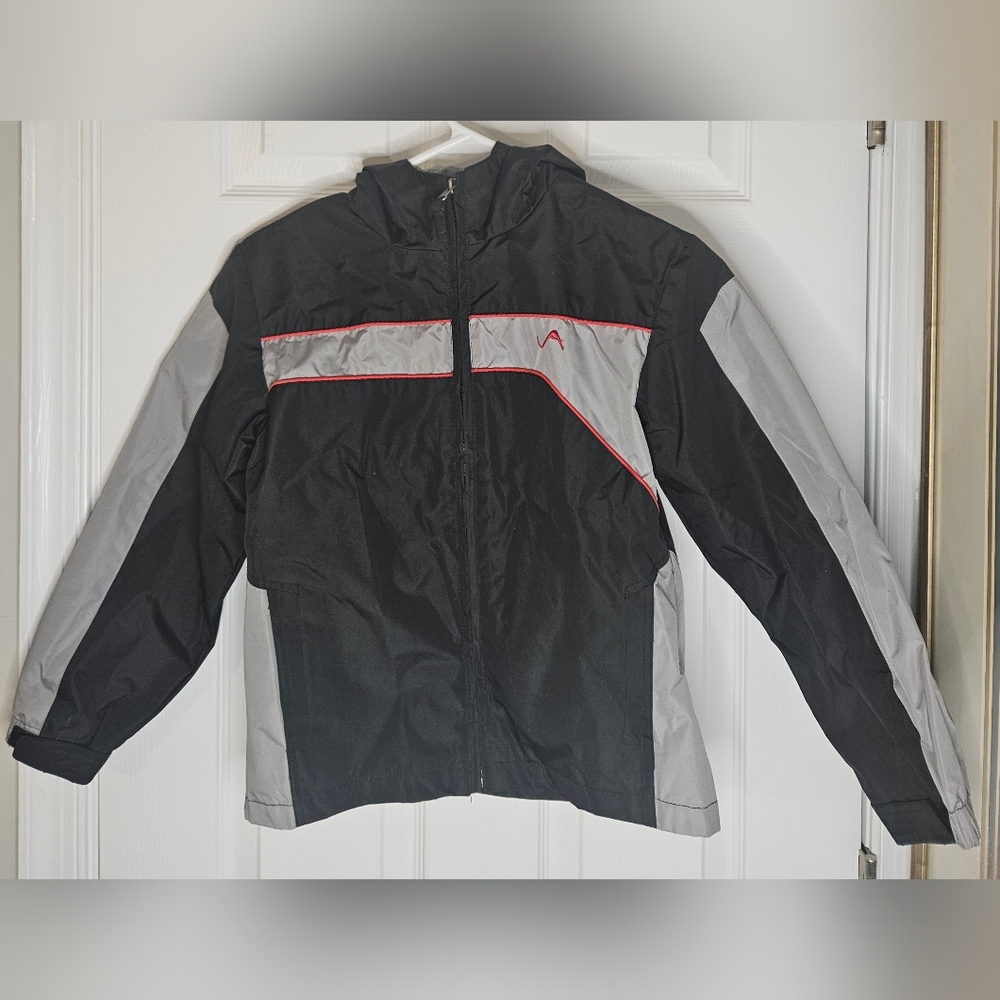 Boy's Hooded Rainjacket.  Size 8